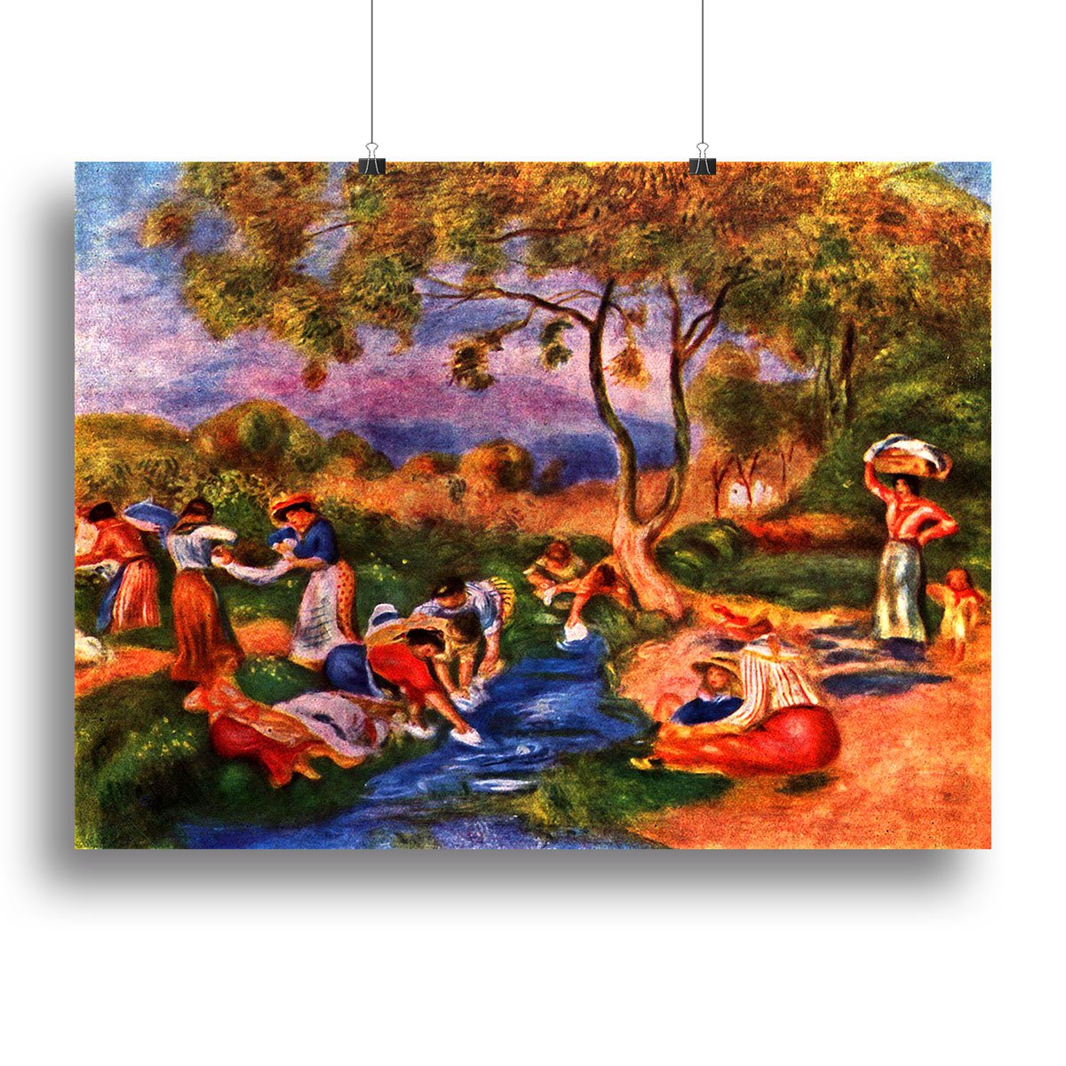 Laundresses by Renoir Canvas Print or Poster