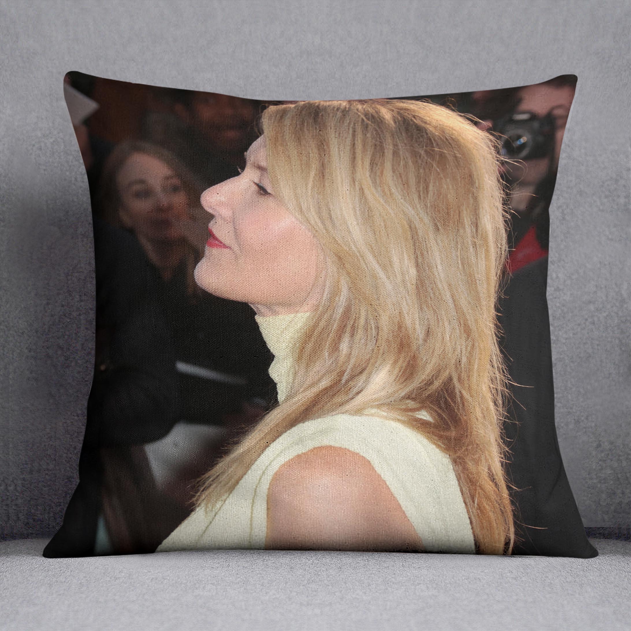 Laura Dern Cushion - Canvas Art Rocks - 1