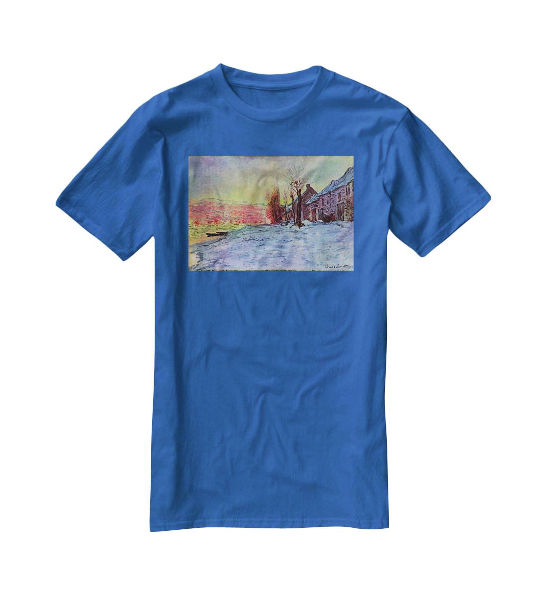 Lava Court sunshine and snow by Monet T-Shirt - Canvas Art Rocks - 2
