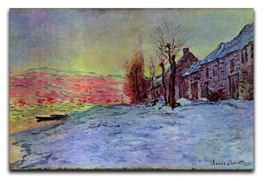 Lava Court sunshine and snow by Monet Canvas Print & Poster  - Canvas Art Rocks - 1
