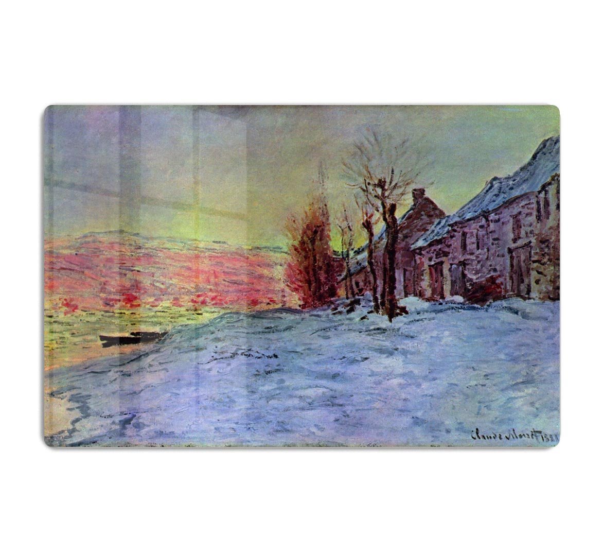 Lava Court sunshine and snow by Monet HD Metal Print