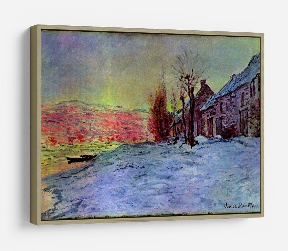 Lava Court sunshine and snow by Monet HD Metal Print