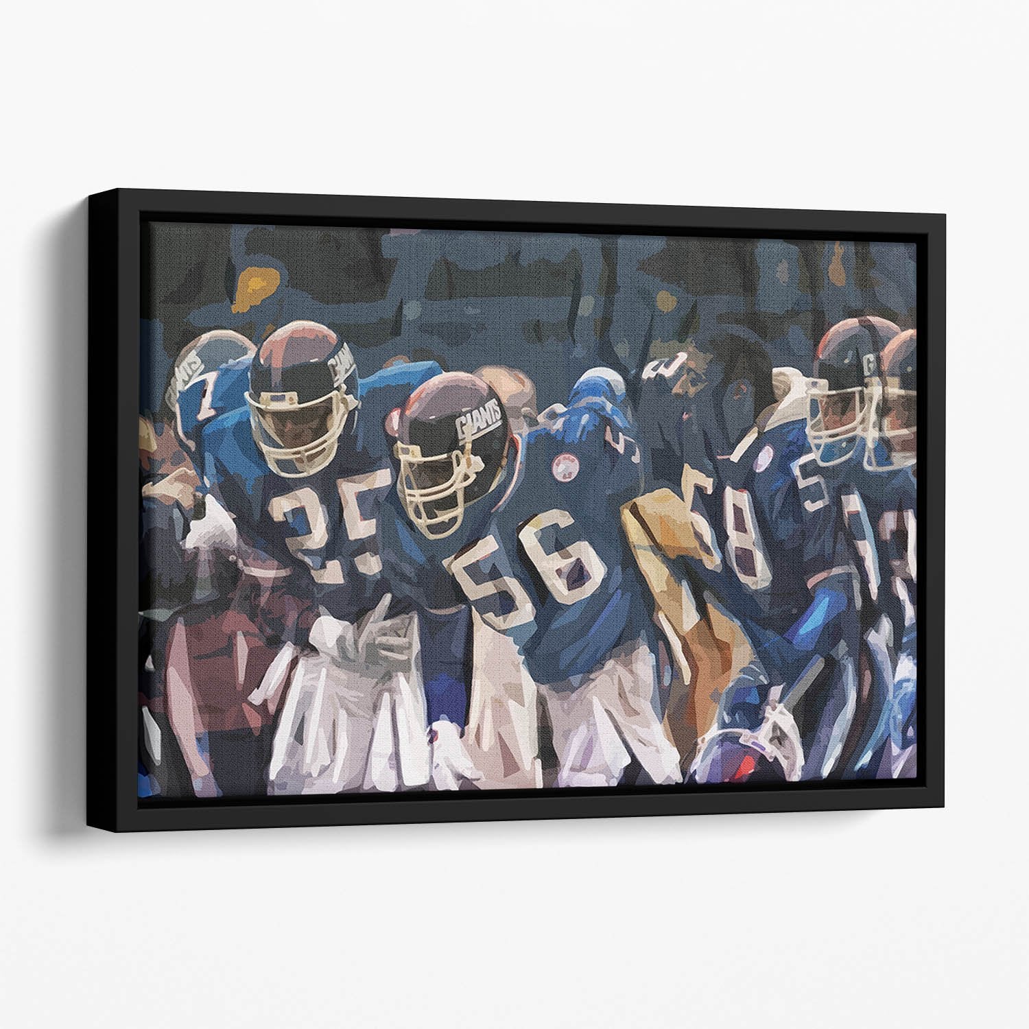 Lawrence Taylor New York Giants Floating Framed Canvas