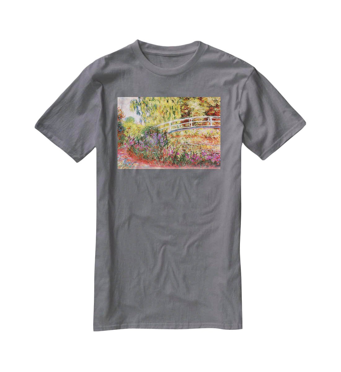 Le Bassin aux Nympheas by Monet T-Shirt - Canvas Art Rocks - 3