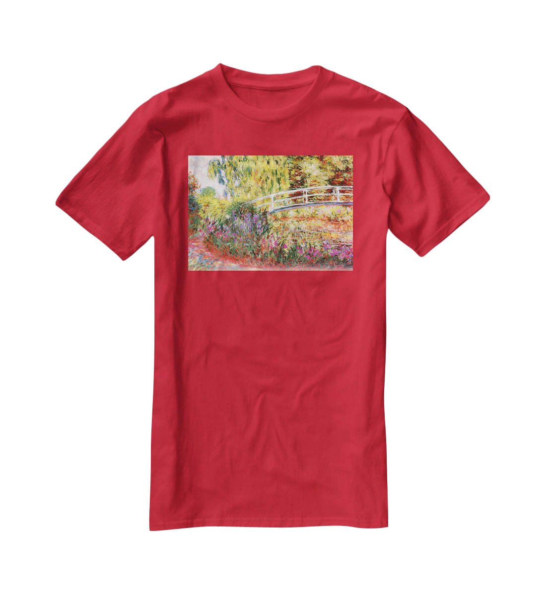 Le Bassin aux Nympheas by Monet T-Shirt - Canvas Art Rocks - 4