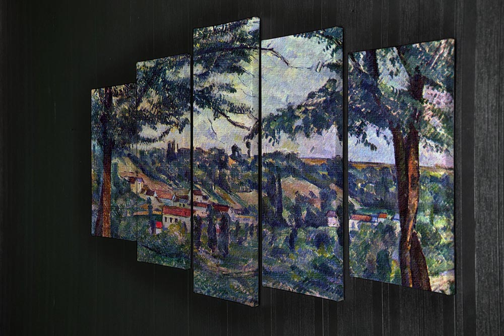 Le Chateau Noir by Cezanne 5 Split Panel Canvas - Canvas Art Rocks - 2