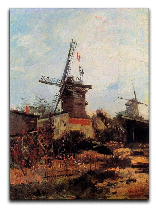 Le Moulin de Blute-Fin by Van Gogh Canvas Print & Poster  - Canvas Art Rocks - 1