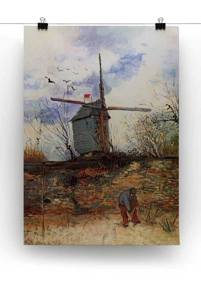 Le Moulin de la Galette 2 by Van Gogh Canvas Print & Poster - Canvas Art Rocks - 2
