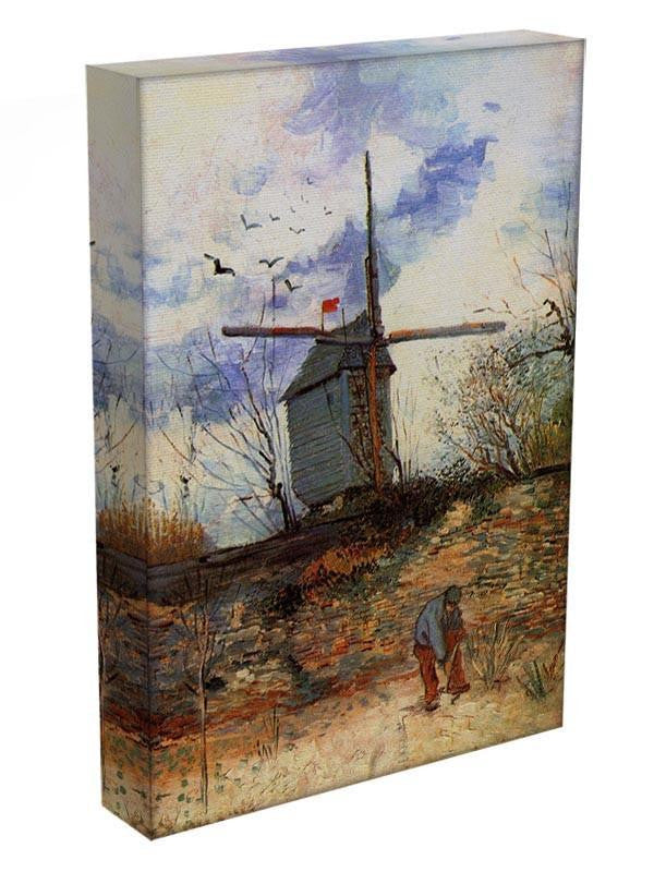 Le Moulin de la Galette 2 by Van Gogh Canvas Print & Poster - Canvas Art Rocks - 3