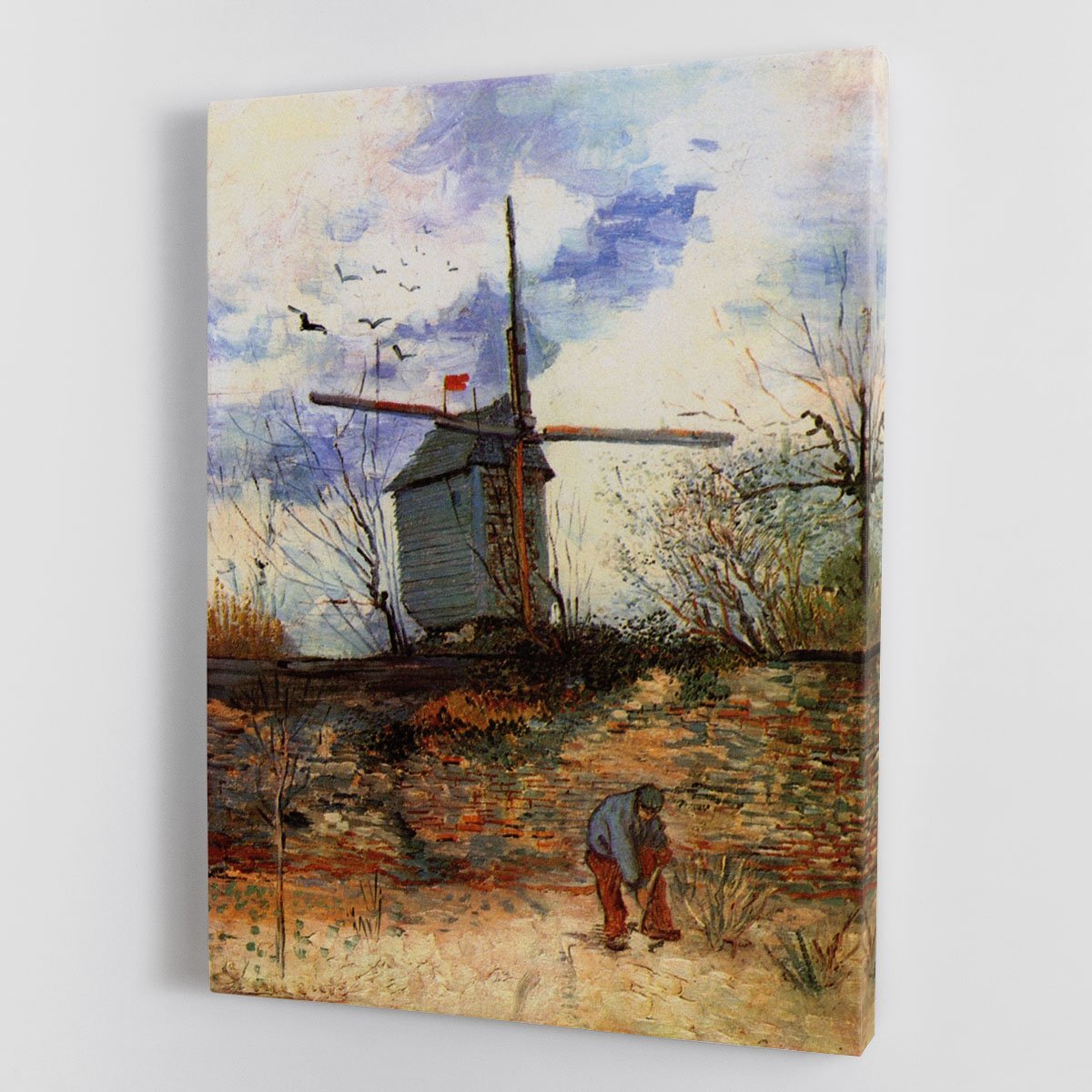 Le Moulin de la Galette 2 by Van Gogh Canvas Print or Poster