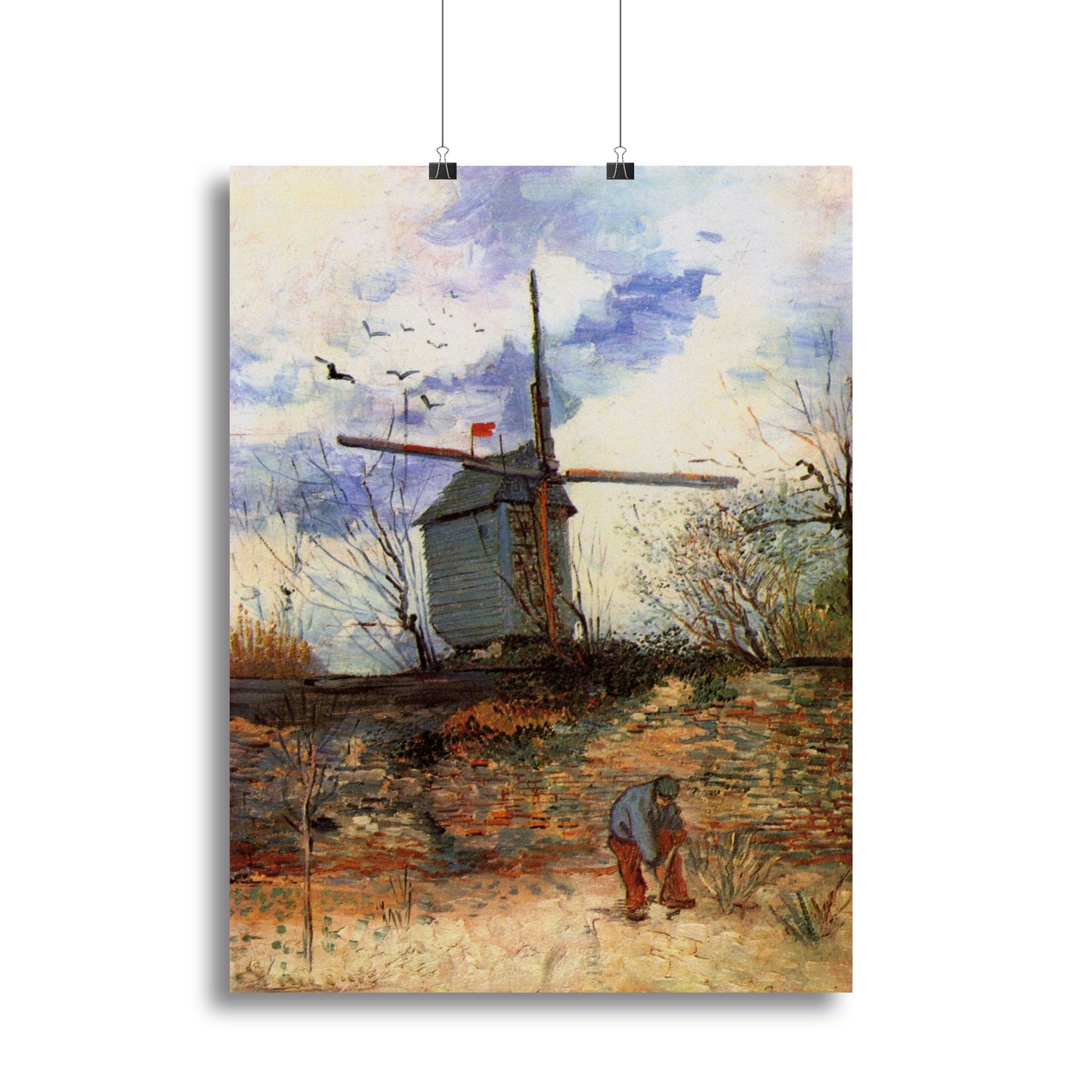 Le Moulin de la Galette 2 by Van Gogh Canvas Print or Poster