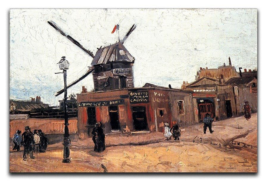 Le Moulin de la Galette 3 by Van Gogh Canvas Print & Poster  - Canvas Art Rocks - 1