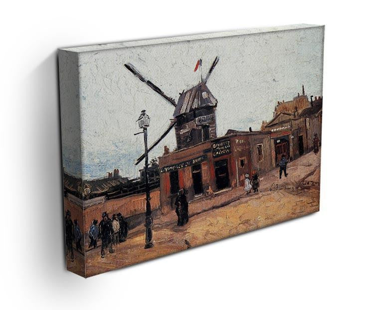 Le Moulin de la Galette 3 by Van Gogh Canvas Print & Poster - Canvas Art Rocks - 3