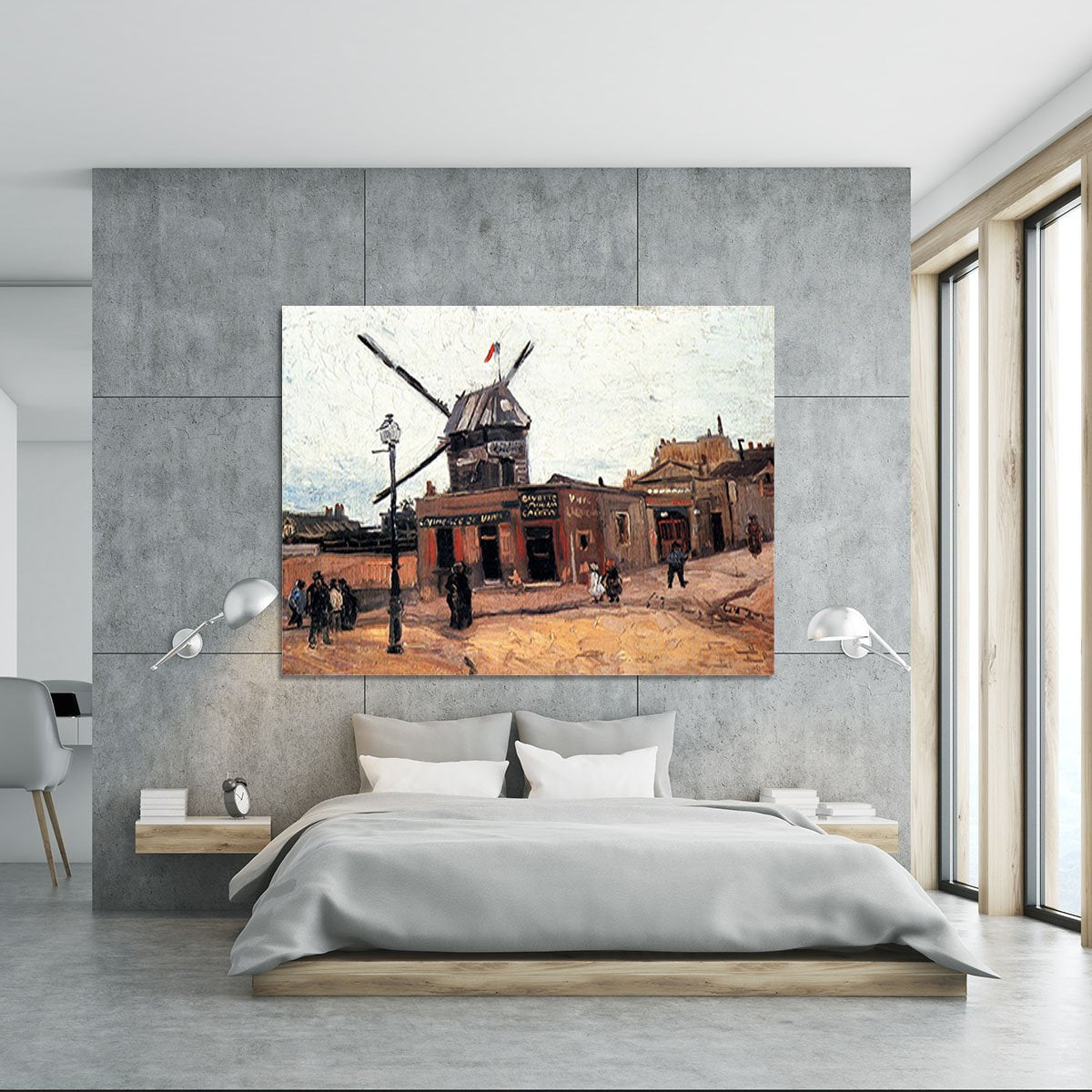 Le Moulin de la Galette 3 by Van Gogh Canvas Print or Poster