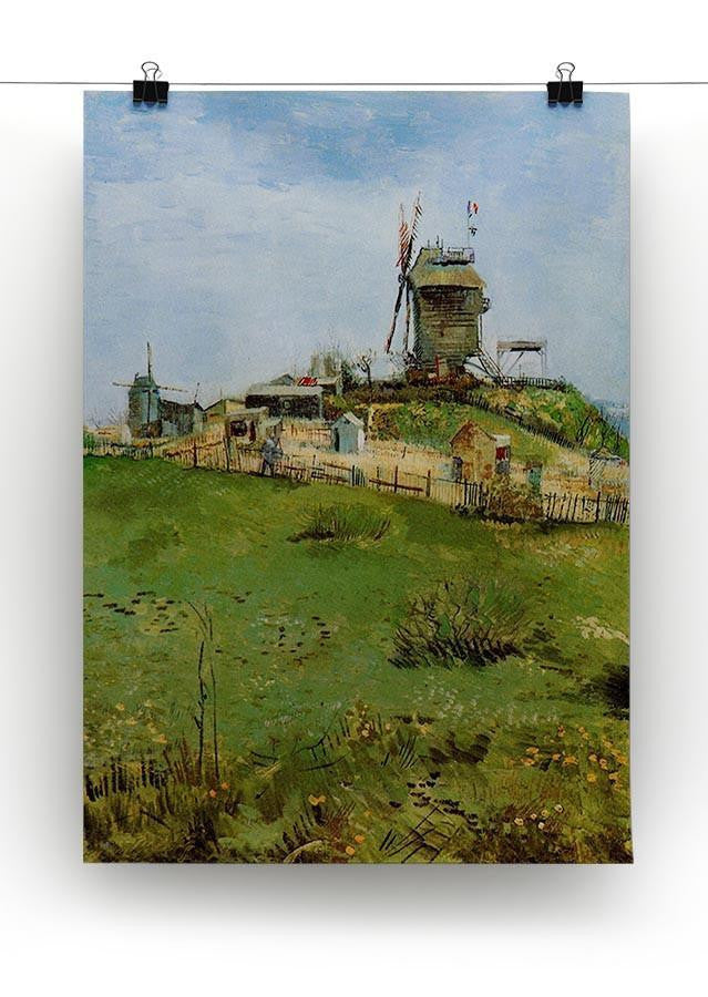 Le Moulin de la Galette 4 by Van Gogh Canvas Print & Poster - Canvas Art Rocks - 2