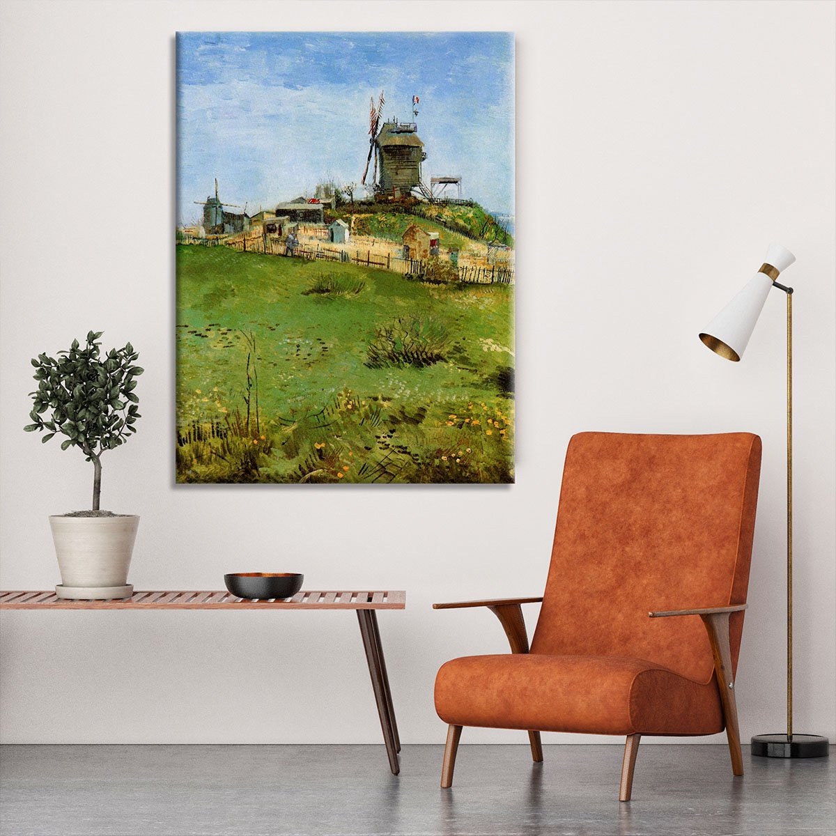 Le Moulin de la Galette 4 by Van Gogh Canvas Print or Poster