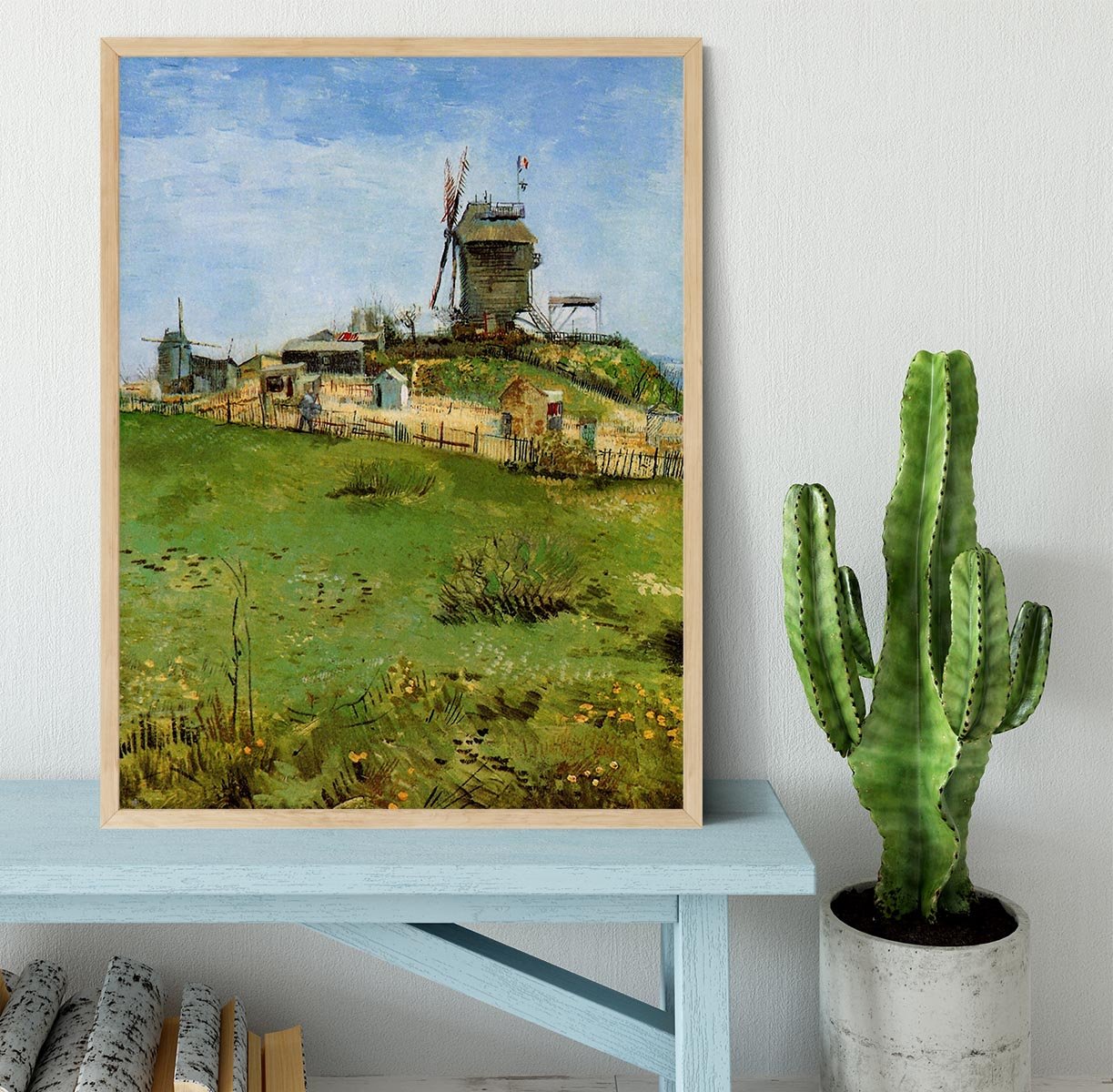 Le Moulin de la Galette 4 by Van Gogh Framed Print - Canvas Art Rocks - 4