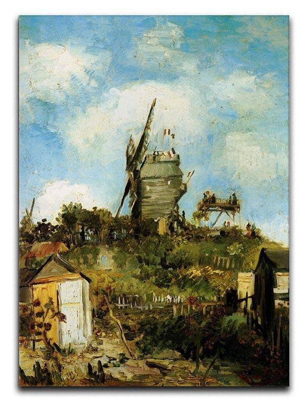 Le Moulin de la Galette by Van Gogh Canvas Print & Poster  - Canvas Art Rocks - 1