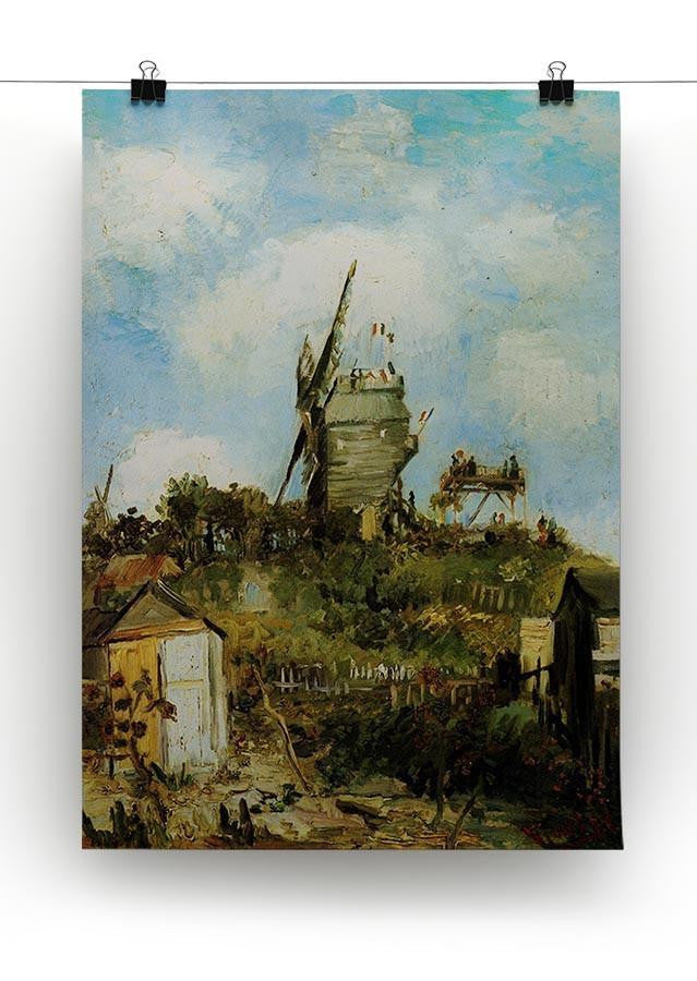 Le Moulin de la Galette by Van Gogh Canvas Print & Poster - Canvas Art Rocks - 2