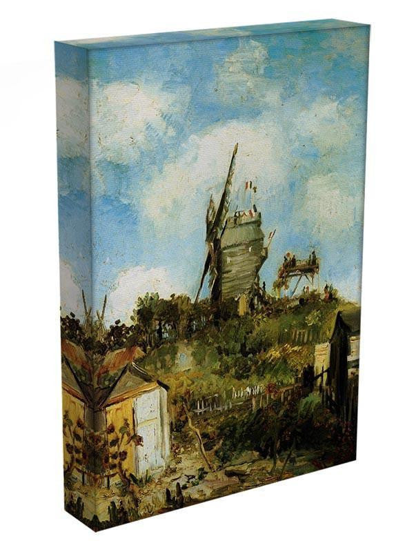 Le Moulin de la Galette by Van Gogh Canvas Print & Poster - Canvas Art Rocks - 3