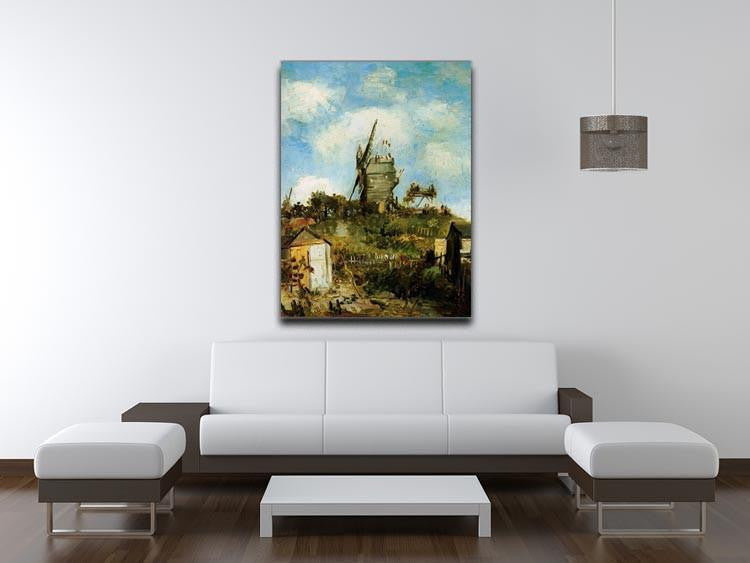 Le Moulin de la Galette by Van Gogh Canvas Print & Poster - Canvas Art Rocks - 4