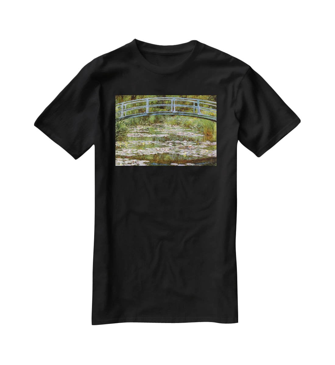 Le Pont Japonais by Monet T-Shirt - Canvas Art Rocks - 1