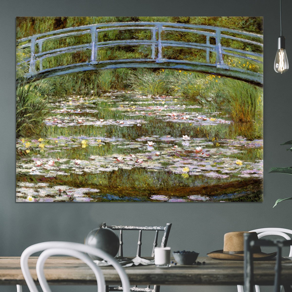 Le Pont Japonais by Monet Canvas Print or Poster