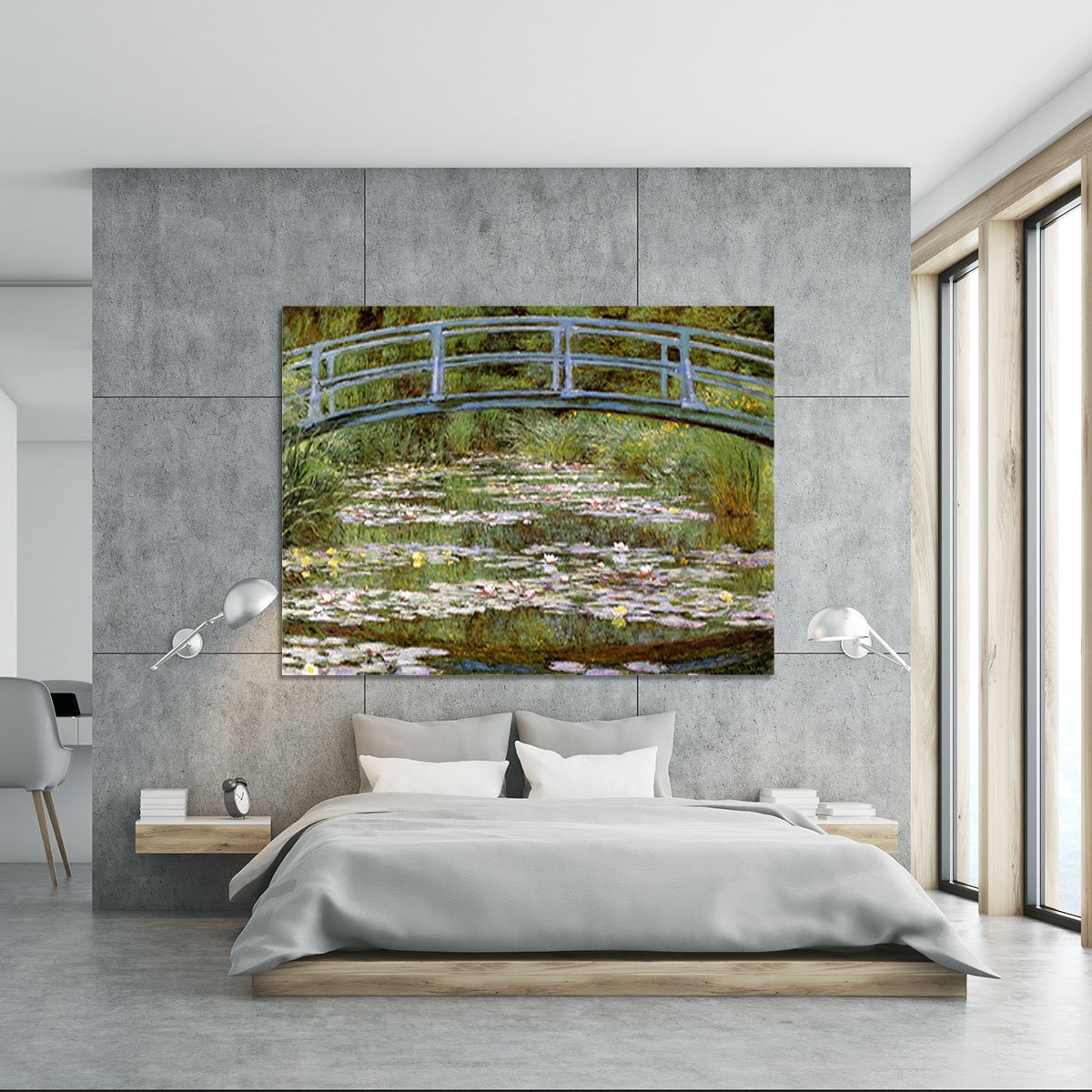Le Pont Japonais by Monet Canvas Print or Poster