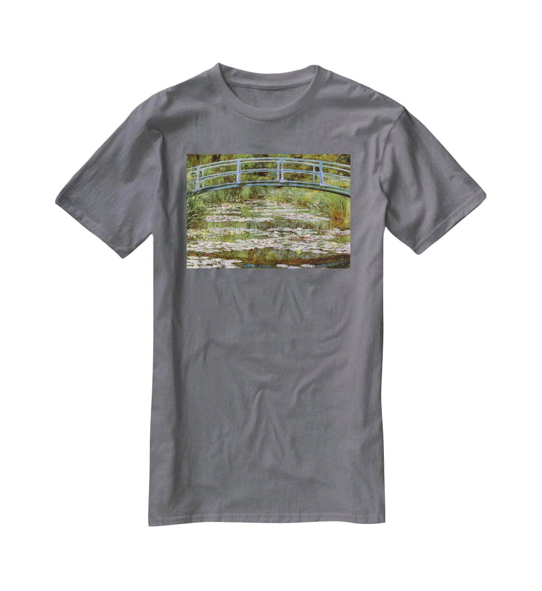 Le Pont Japonais by Monet T-Shirt - Canvas Art Rocks - 3