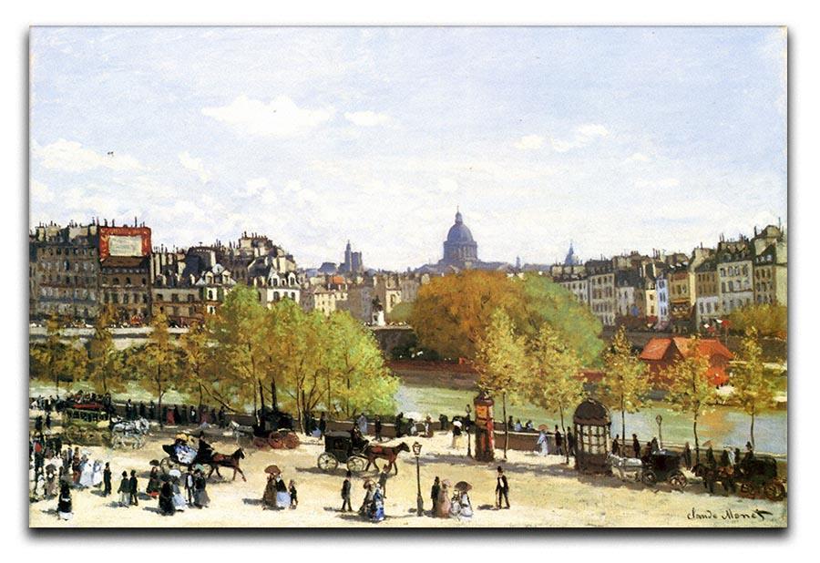 Le quai du Louvre by Monet Canvas Print & Poster  - Canvas Art Rocks - 1