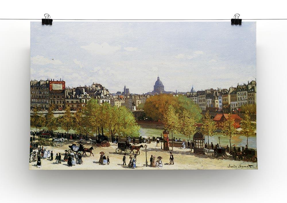 Le quai du Louvre by Monet Canvas Print & Poster - Canvas Art Rocks - 2