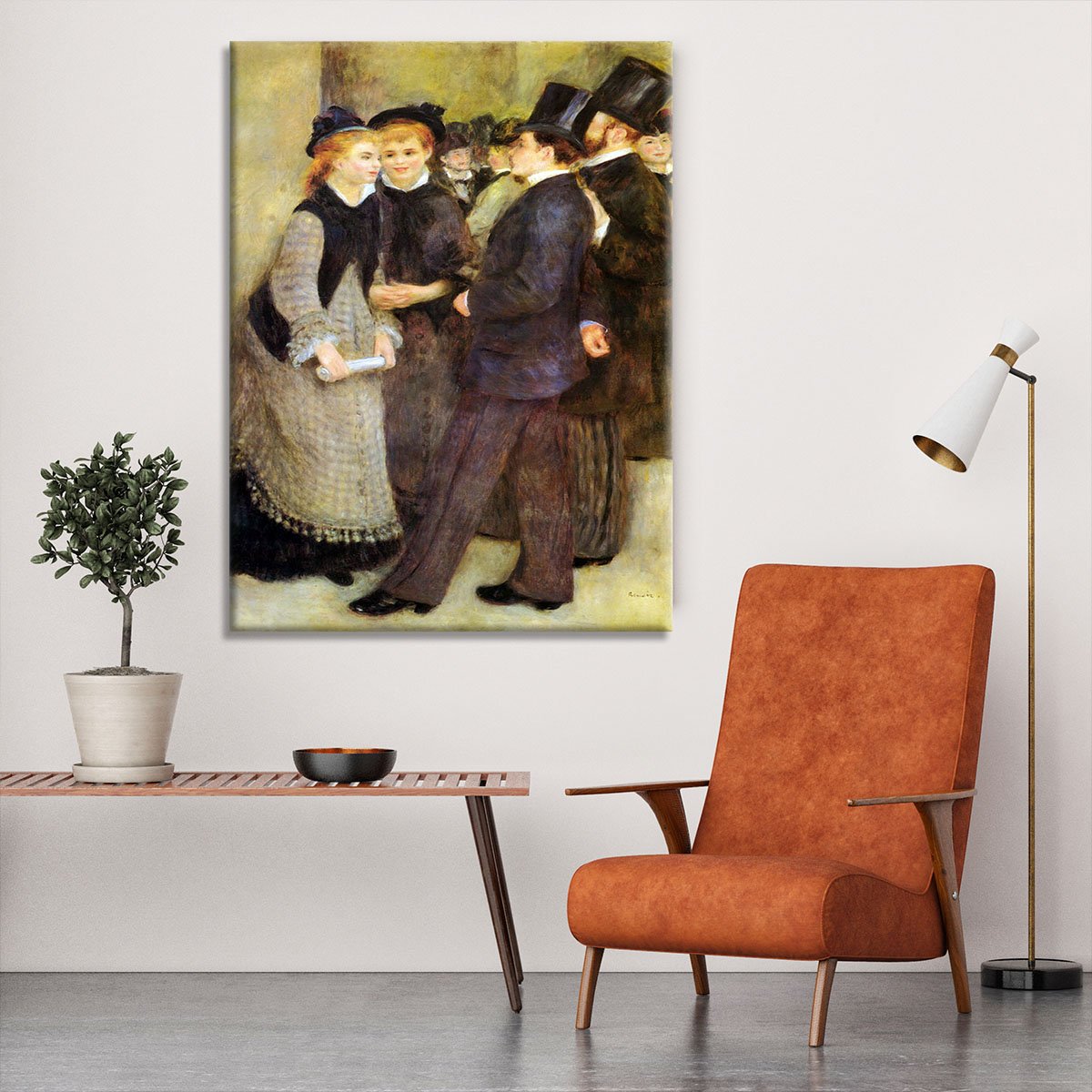 Leaving The Conservatoire by Renoir Canvas Print or Poster