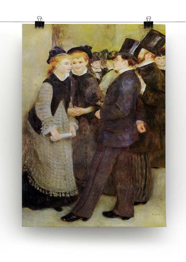 Leaving The Conservatoire by Renoir Canvas Print or Poster - Canvas Art Rocks - 2
