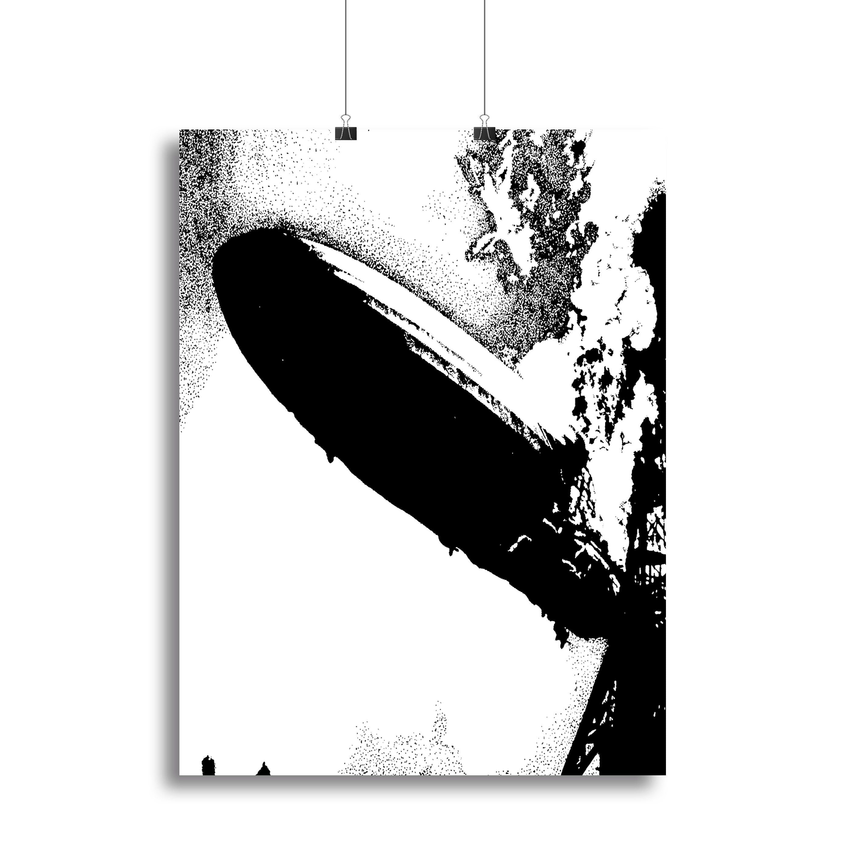 barbermaskine Robe mærke Led Zeppelin Hindenburg Album Cover Canvas Canvas Print & Poster | Canvas  Art Rocks – Canvas Art Rocks US