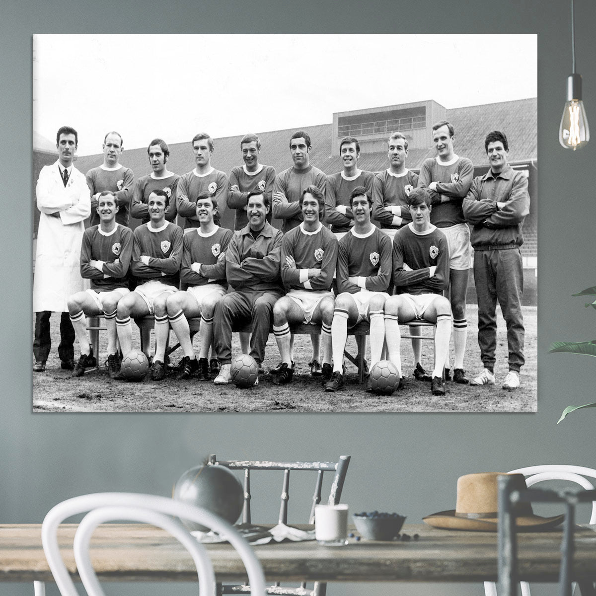 Leicester City Football Club Team Photo 1969 Canvas Print or Poster - Canvas Art Rocks - 3