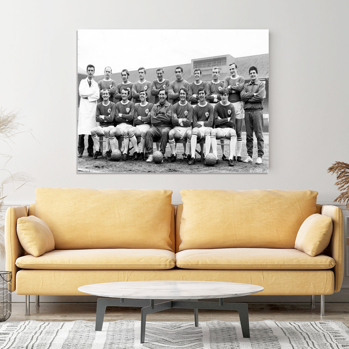 Leicester City Football Club Team Photo 1969 Canvas Print or Poster - Canvas Art Rocks - 4