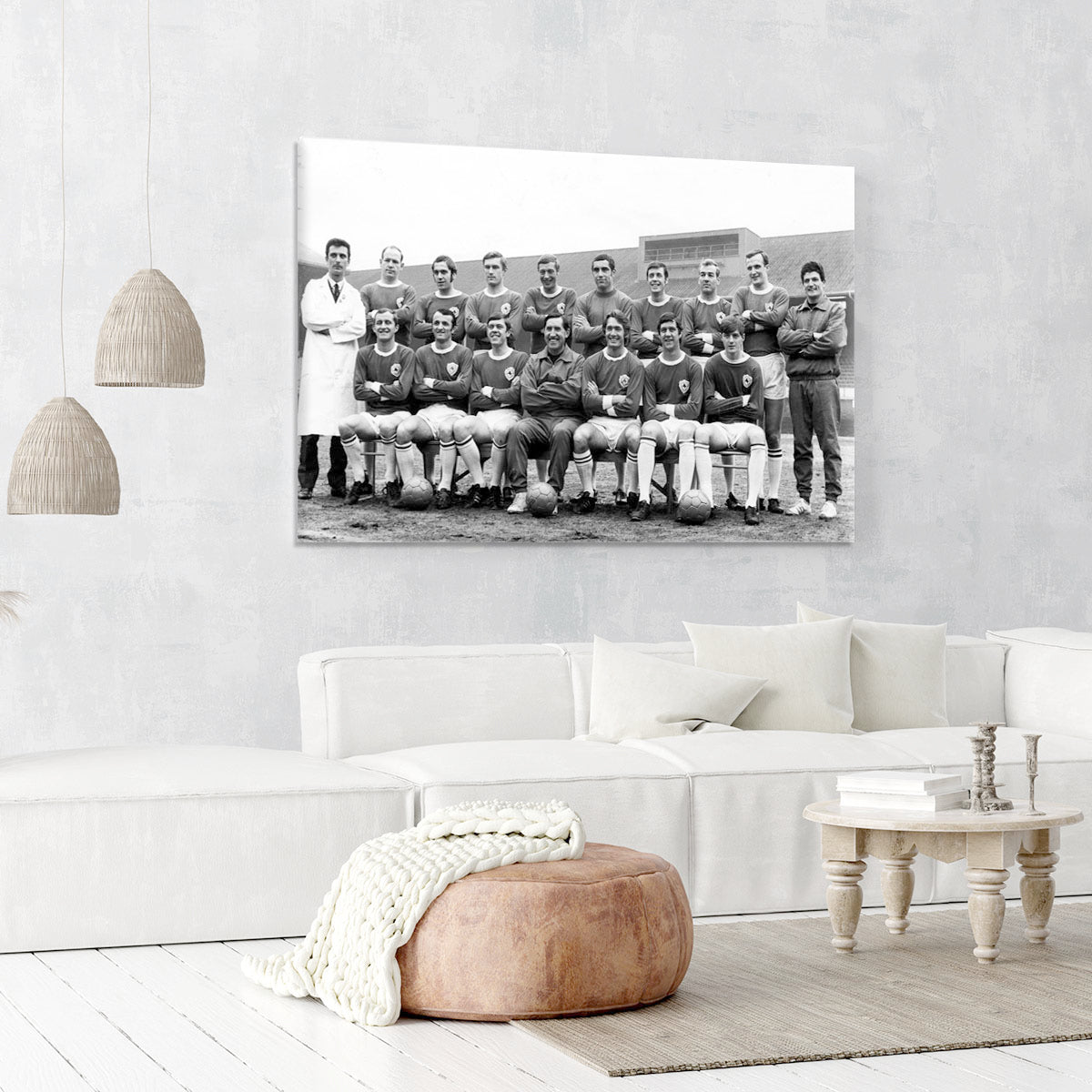 Leicester City Football Club Team Photo 1969 Canvas Print or Poster - Canvas Art Rocks - 6