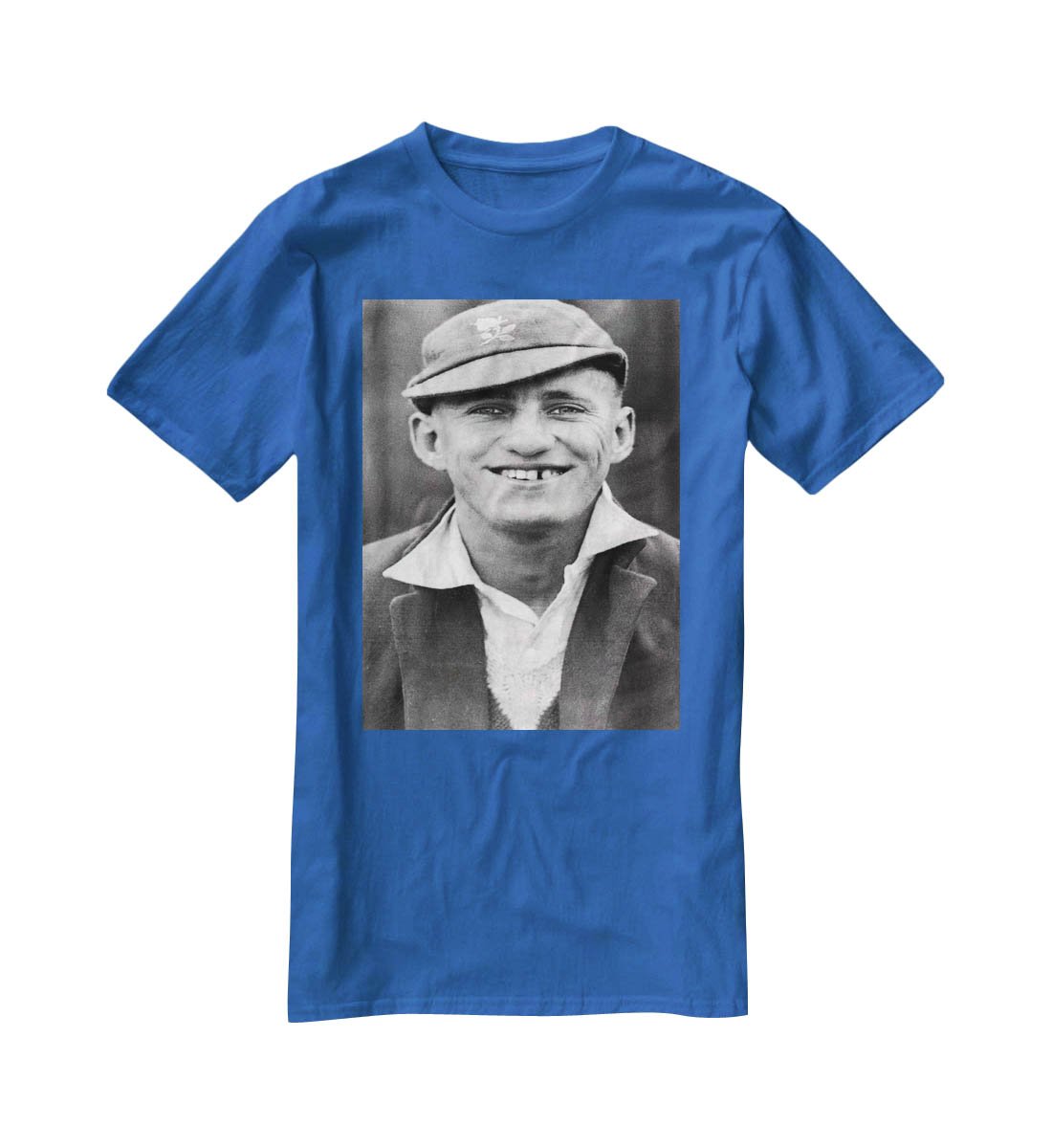 Len Hutton cricketer T-Shirt - Canvas Art Rocks - 2