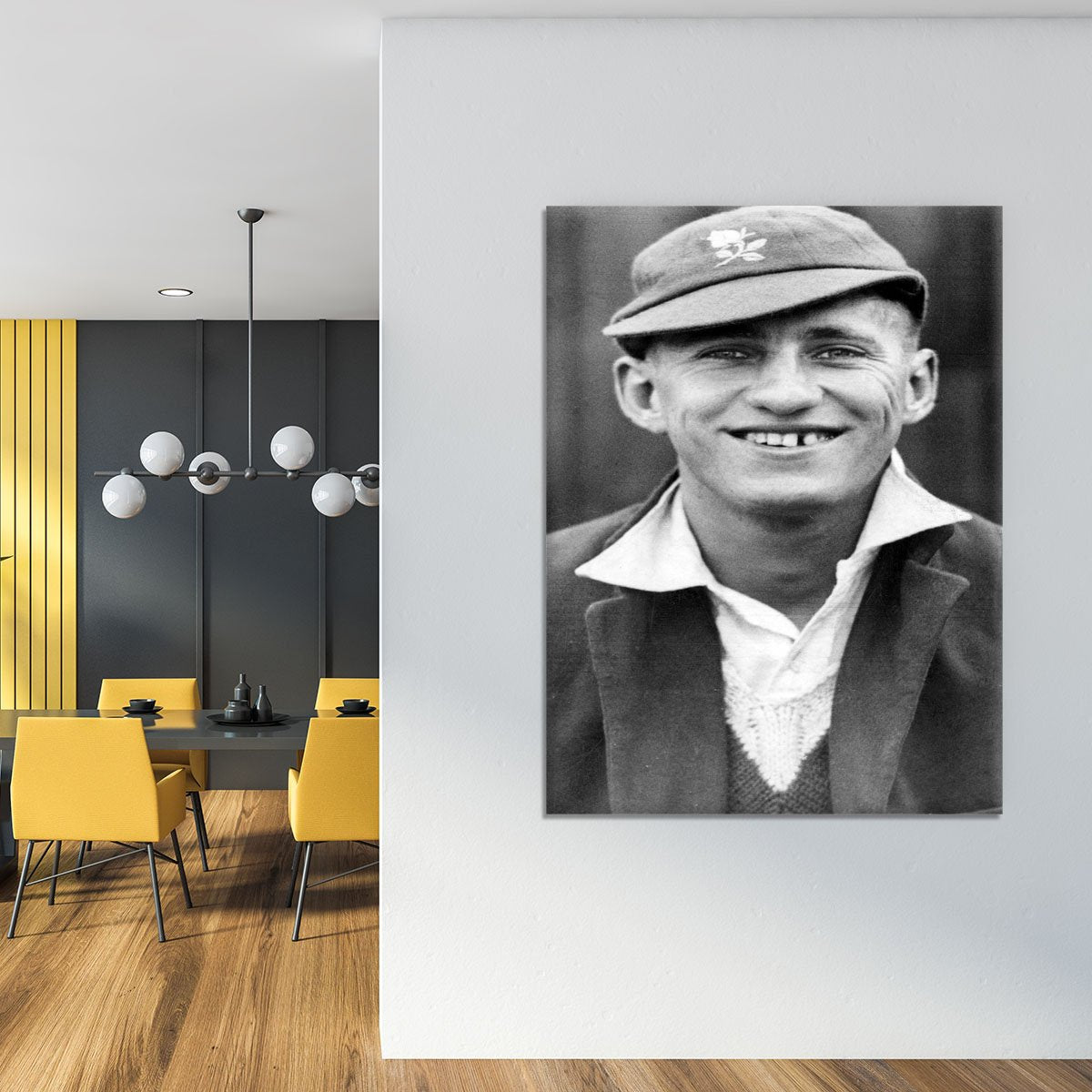 Len Hutton cricketer Canvas Print or Poster