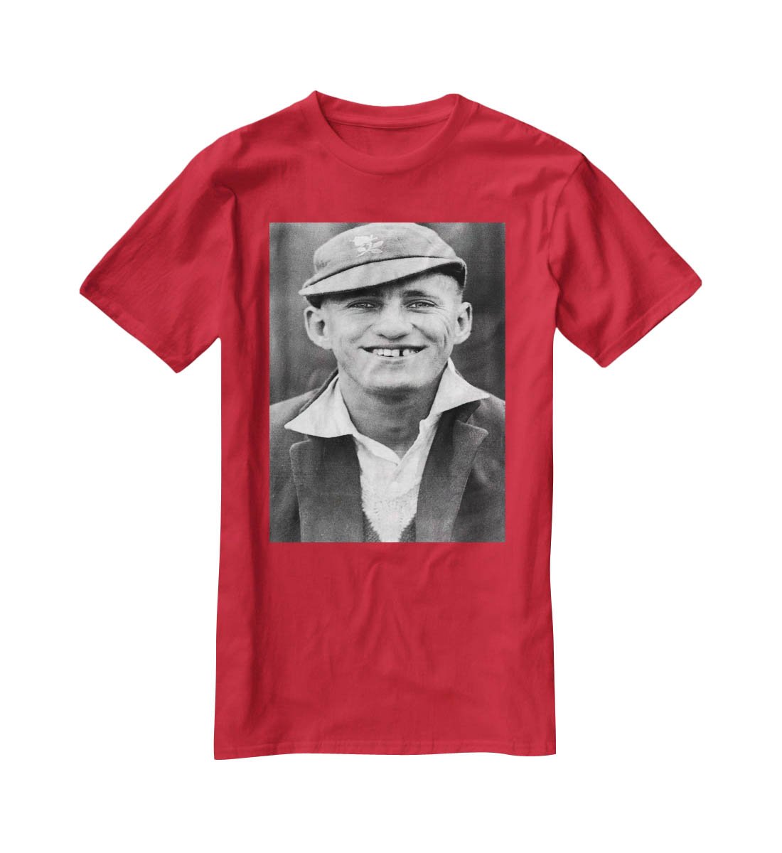 Len Hutton cricketer T-Shirt - Canvas Art Rocks - 4