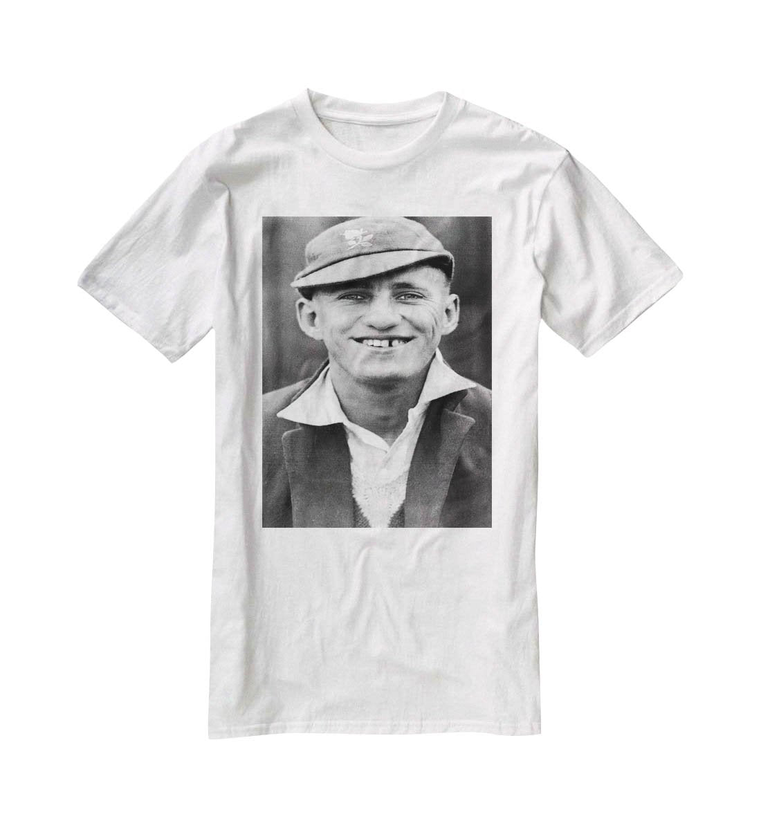 Len Hutton cricketer T-Shirt - Canvas Art Rocks - 5
