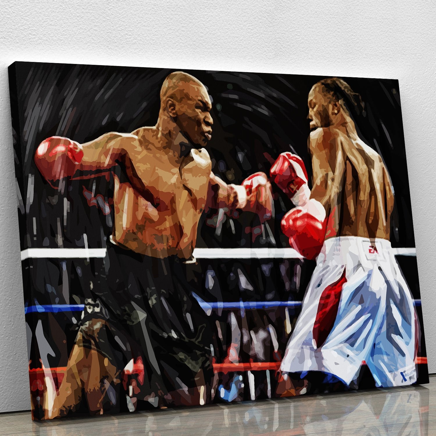 Lennox Lewis v Mike Tyson Canvas Print or Poster