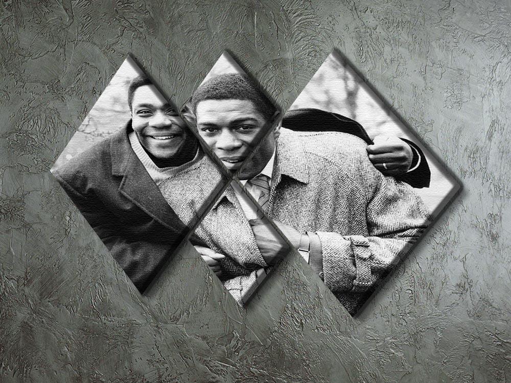 Lenny Henry and Frank Bruno 4 Square Multi Panel Canvas - Canvas Art Rocks - 2