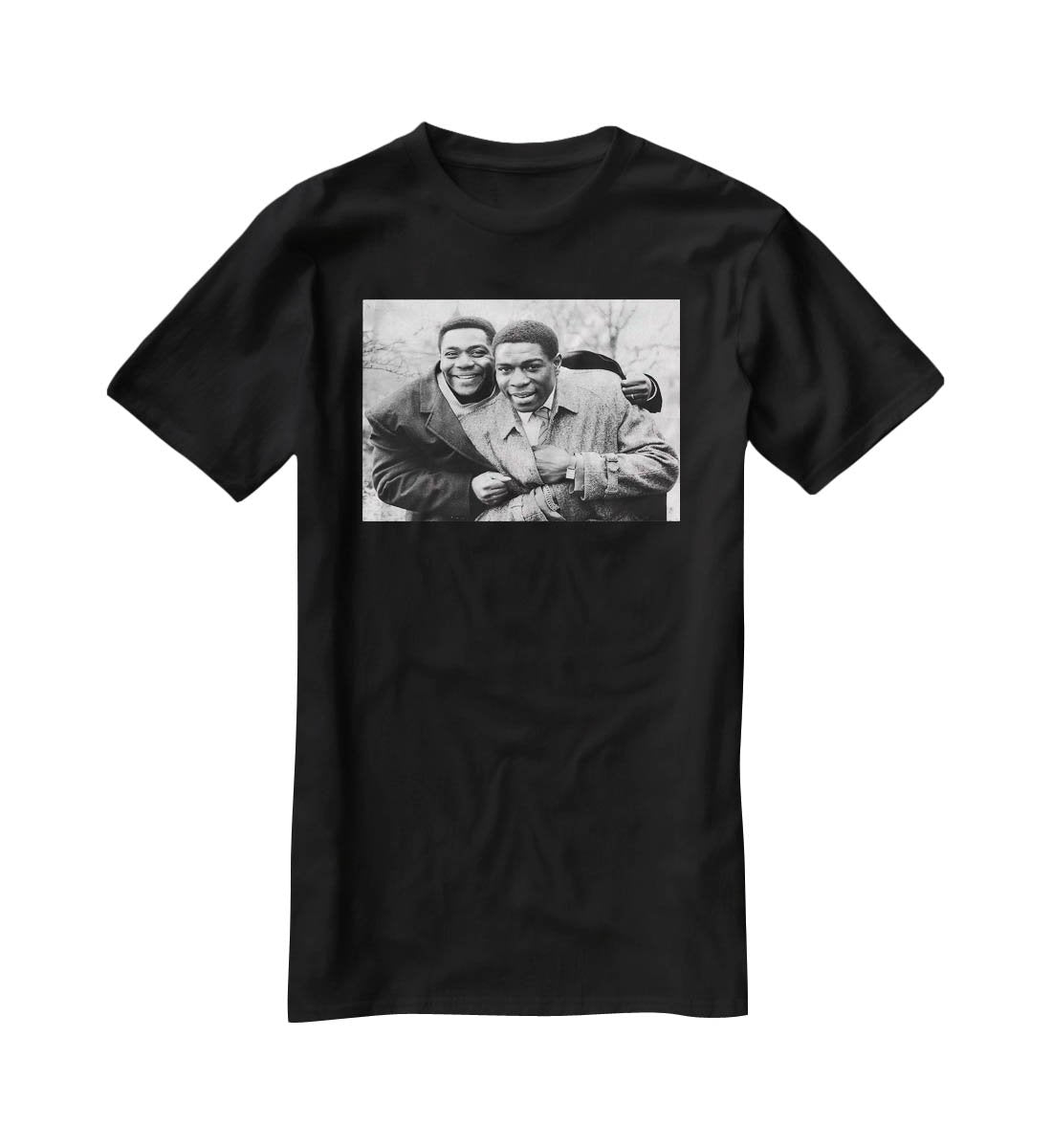 Lenny Henry and Frank Bruno T-Shirt - Canvas Art Rocks - 1