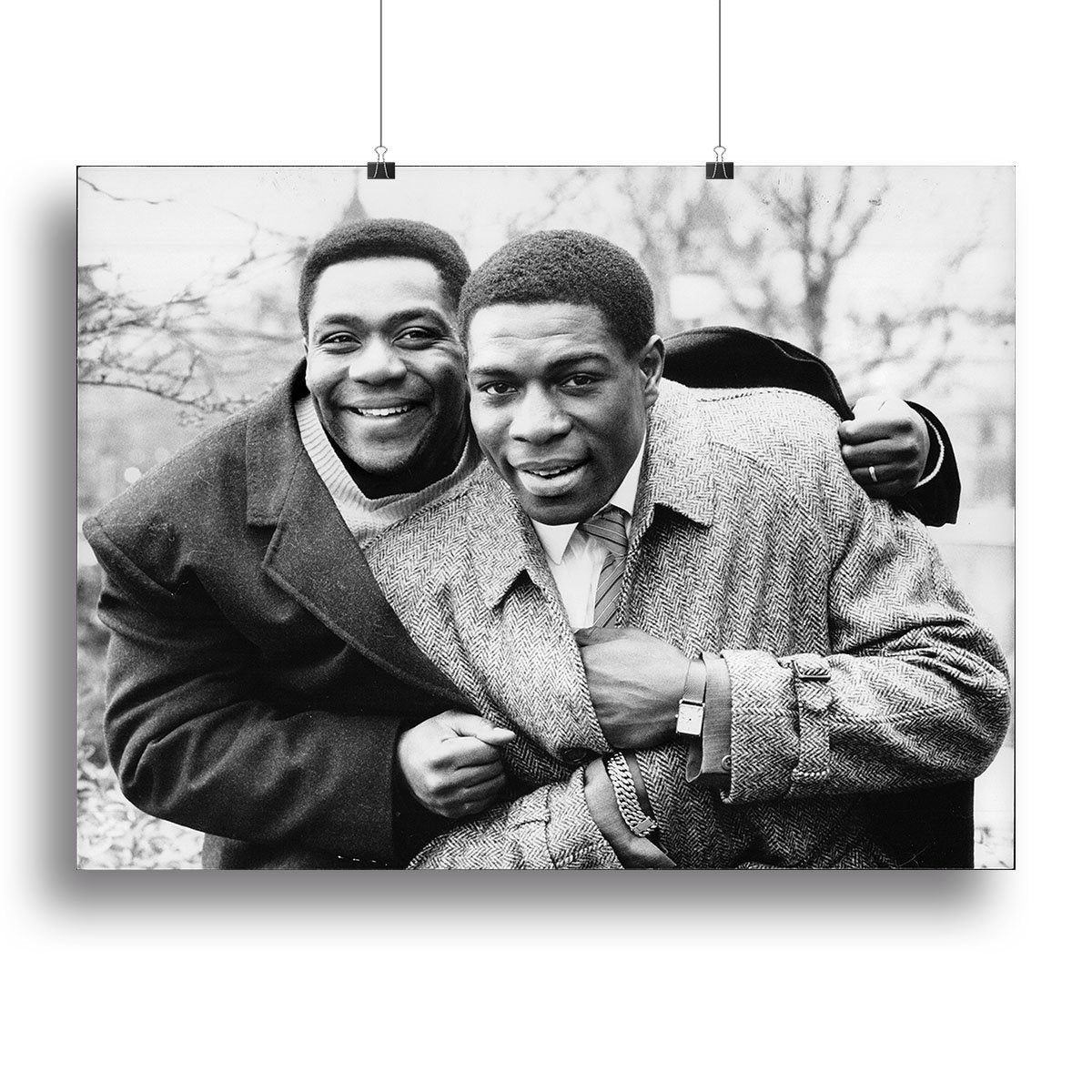Lenny Henry and Frank Bruno Canvas Print or Poster