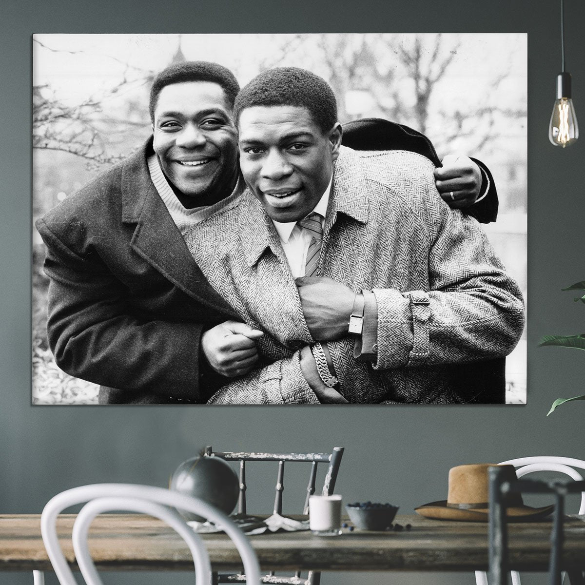 Lenny Henry and Frank Bruno Canvas Print or Poster