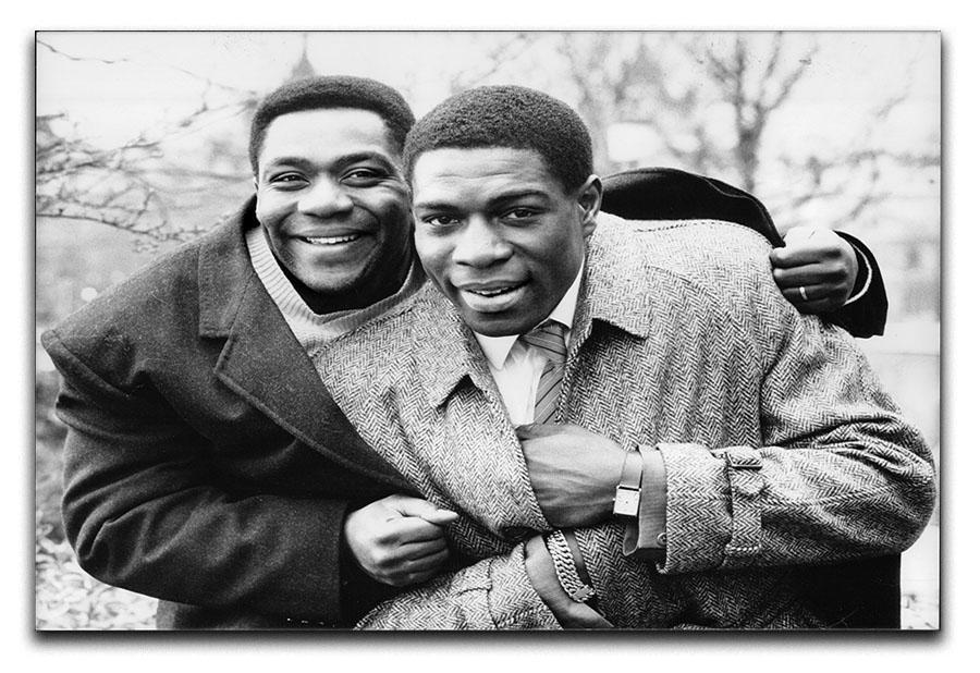 Lenny Henry and Frank Bruno Canvas Print or Poster  - Canvas Art Rocks - 1