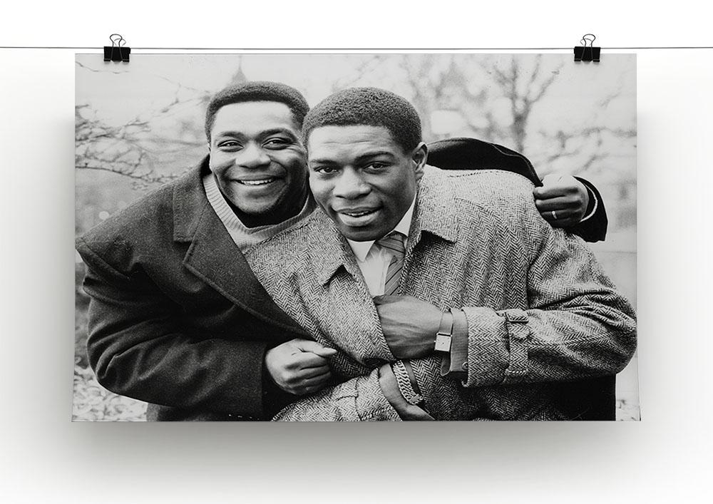 Lenny Henry and Frank Bruno Canvas Print or Poster - Canvas Art Rocks - 2