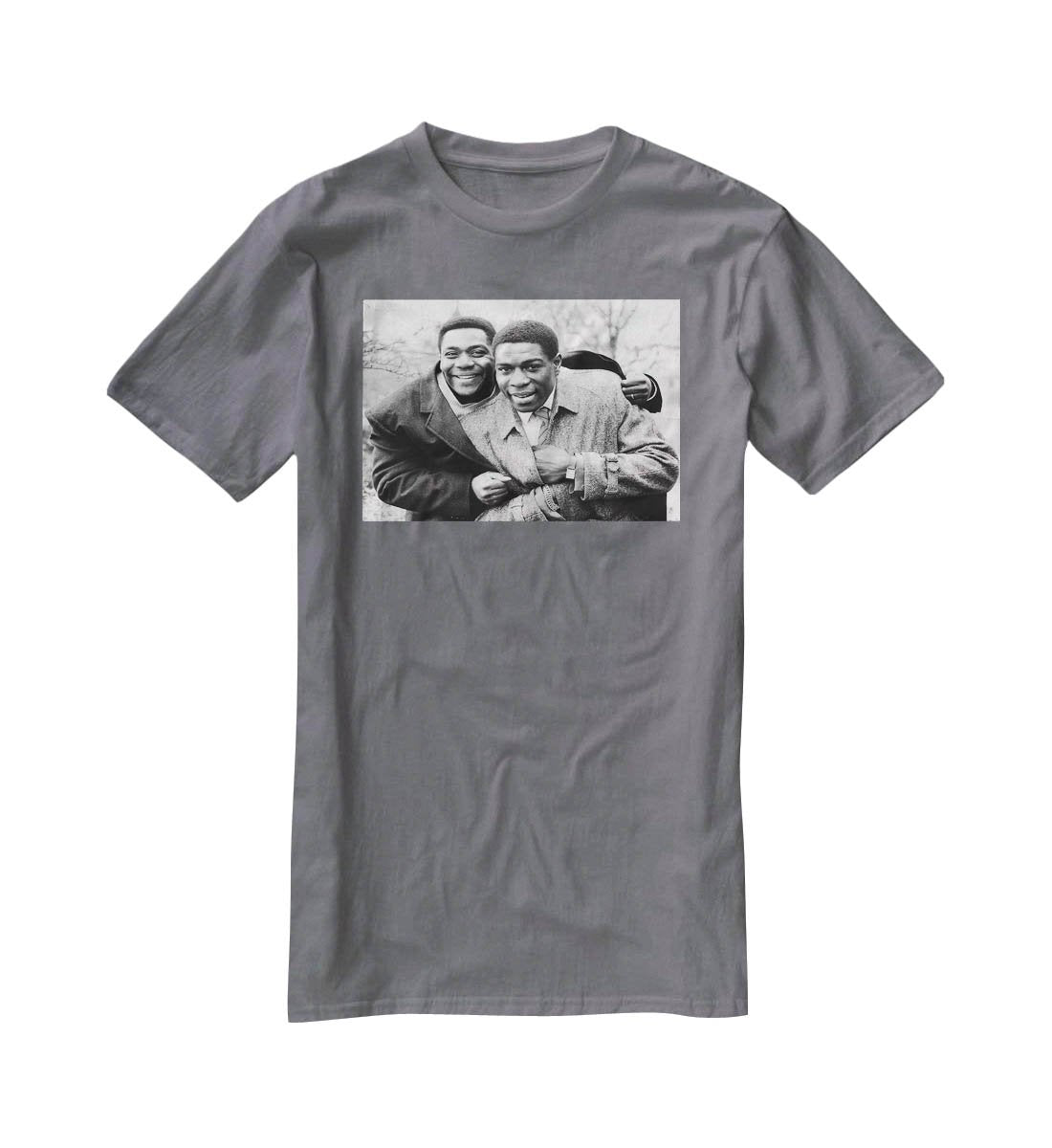 Lenny Henry and Frank Bruno T-Shirt - Canvas Art Rocks - 3