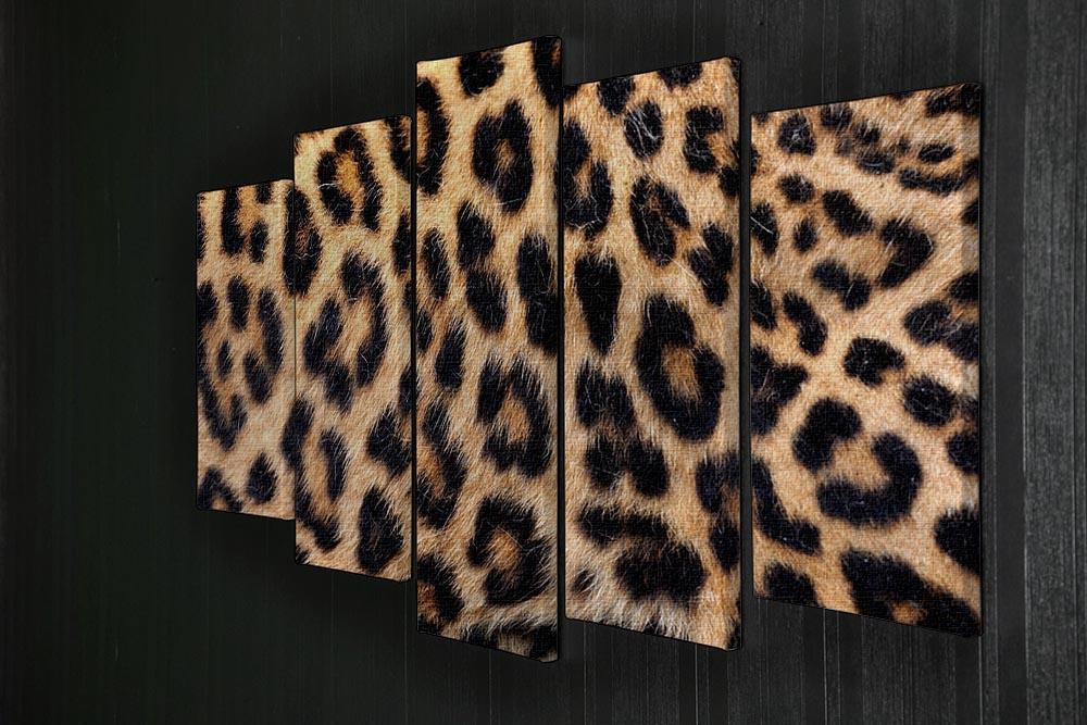 Leopard skin texture 5 Split Panel Canvas  - Canvas Art Rocks - 2